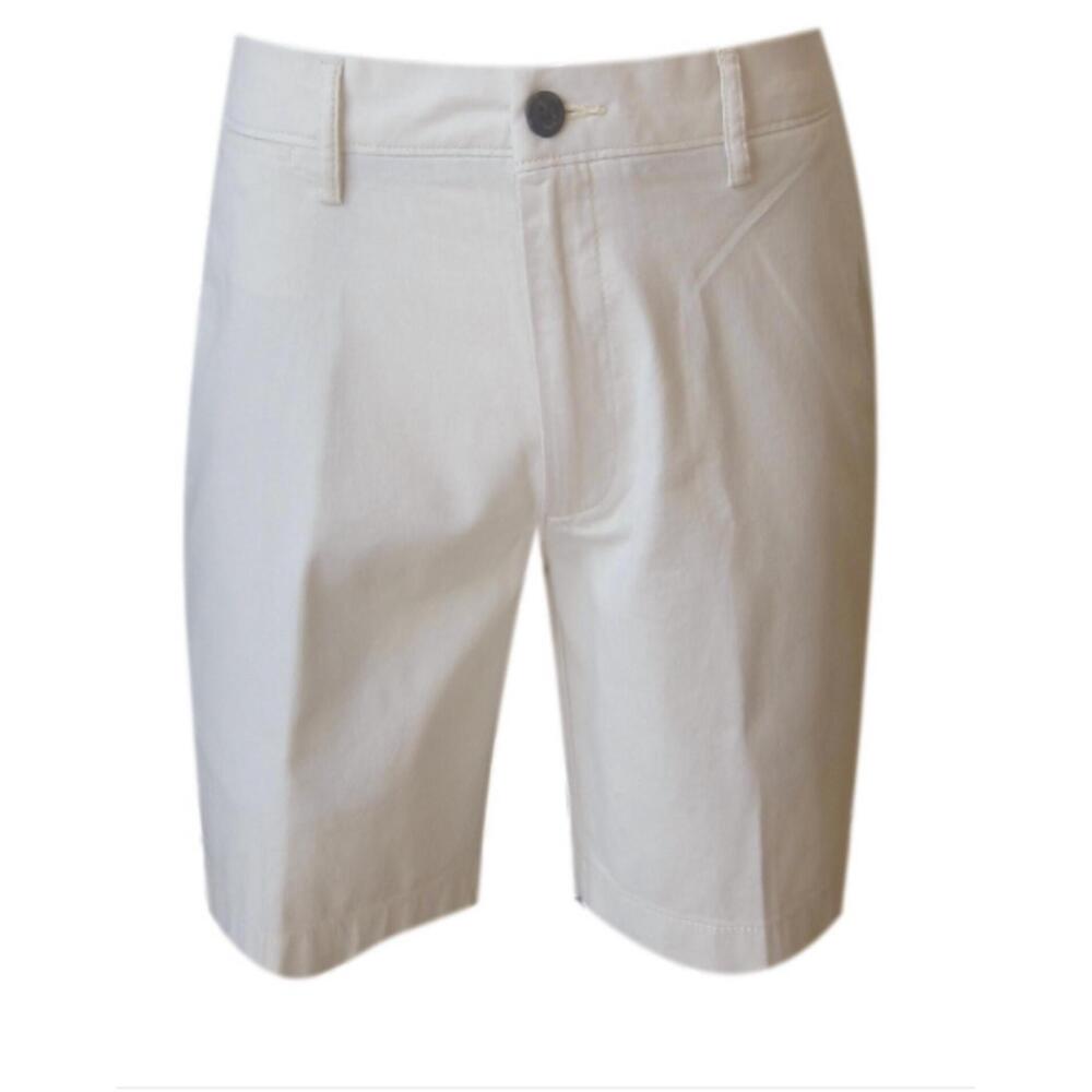 NEW GEORGE ROTH men's chino shorts in white